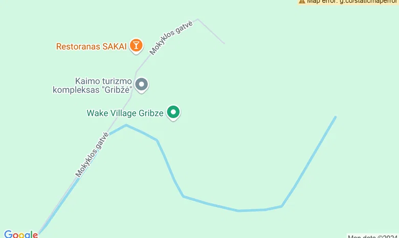 Kaimo turizmo sodyba "Gribžė" žemėlapis