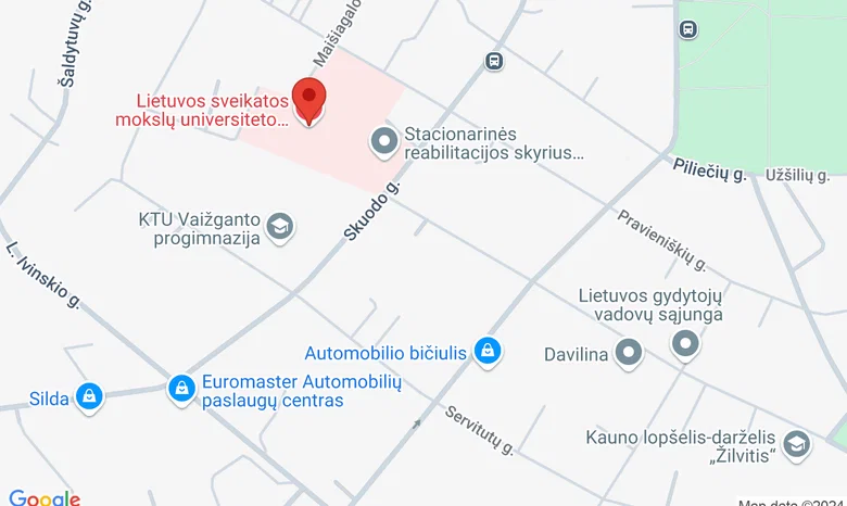 Respublikinė Kauno ligoninė žemėlapis