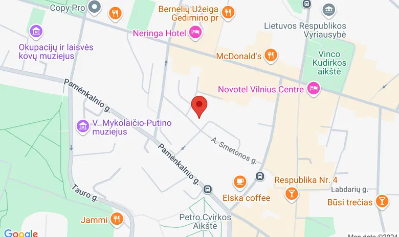 Klubas "Lombardas" žemėlapis