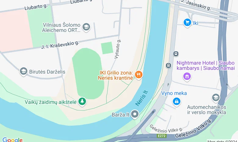 "Šiaurės licėjus" žemėlapis
