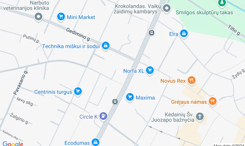 Prie Kėdainių rajono savivaldybės žemėlapis