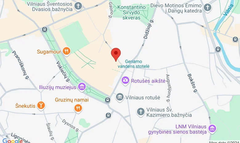 Vilniaus fotografijos galerija žemėlapis