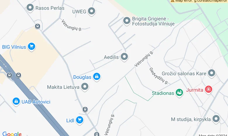 Studija "Laimės formulė" žemėlapis
