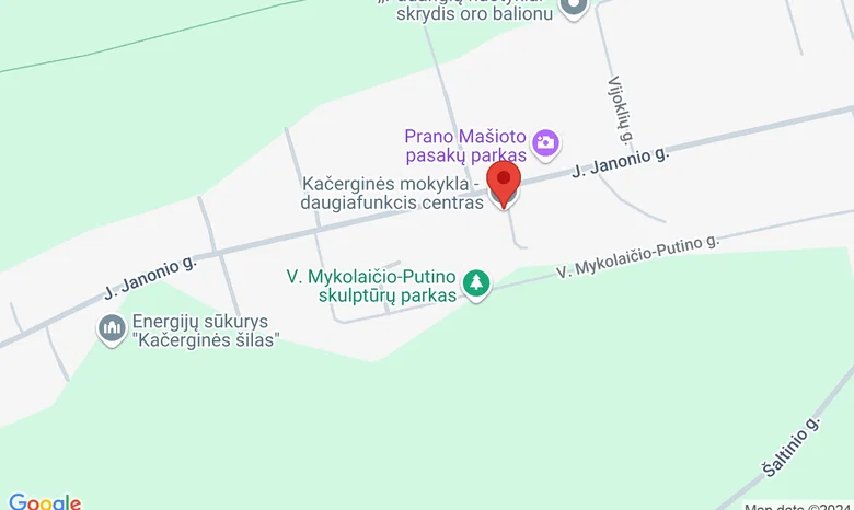 Kačerginės daugiafunkcis centras žemėlapis