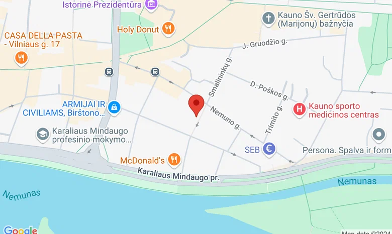 smalininkų .9 Kaunas žemėlapis