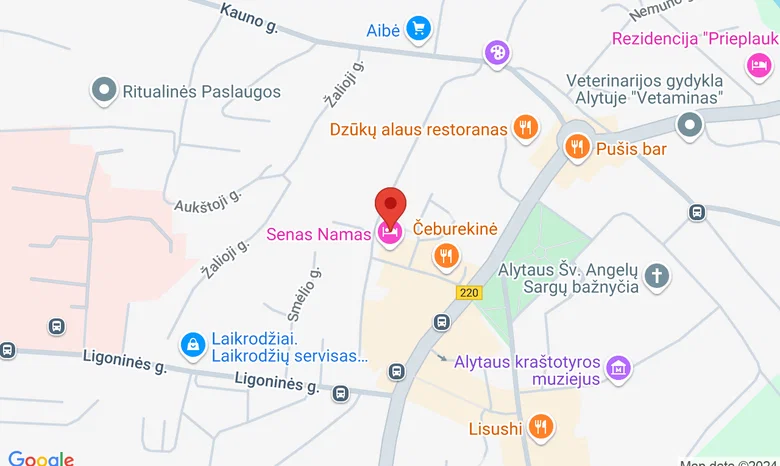 Užuolankos g. 24 žemėlapis