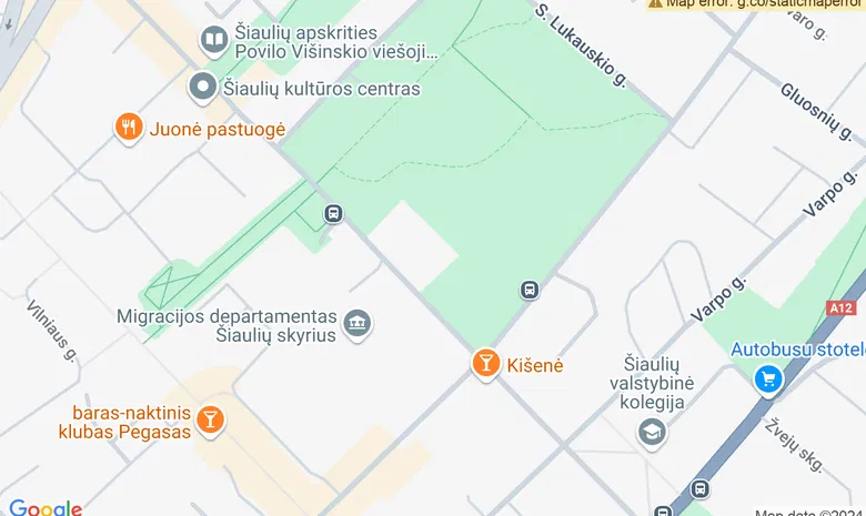 Zubovų rūmų kiemelis žemėlapis