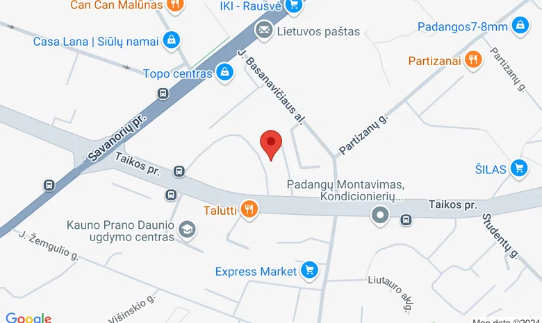 Atsakingo verslo ir mentorystės institutas, Gerovės skg.17, Žaliakalnis žemėlapis