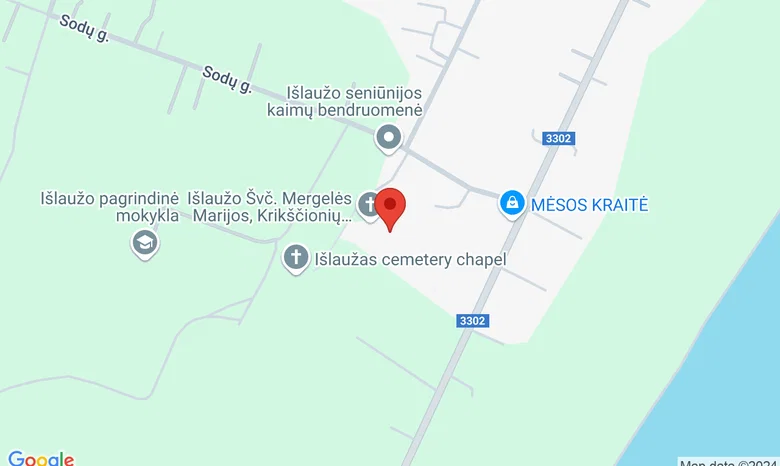 Išlaužo Švč. Mergelės Marijos, Krikščionių Pagalbos bažnyčia žemėlapis