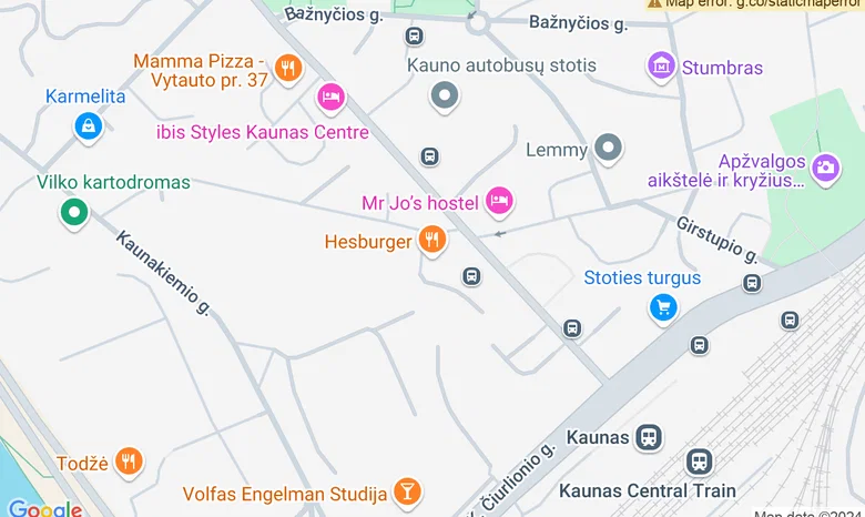 Rojaus Daržo Studija žemėlapis