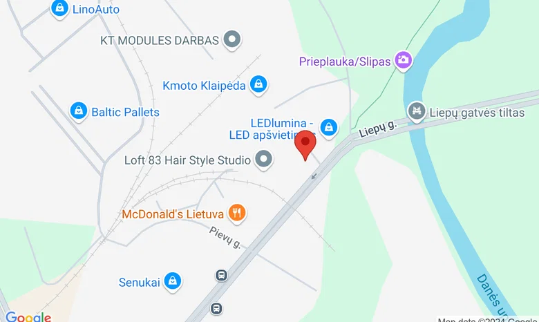 Bendradarbystės centras „Spiečius“, Liepų g. 83, Klaipėda žemėlapis