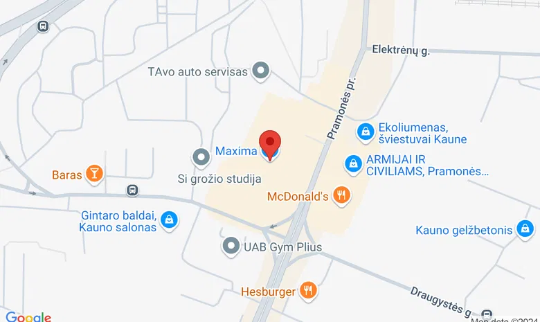 PC "Maxima XXX", Pramonės pr. 29, , Kaunas žemėlapis