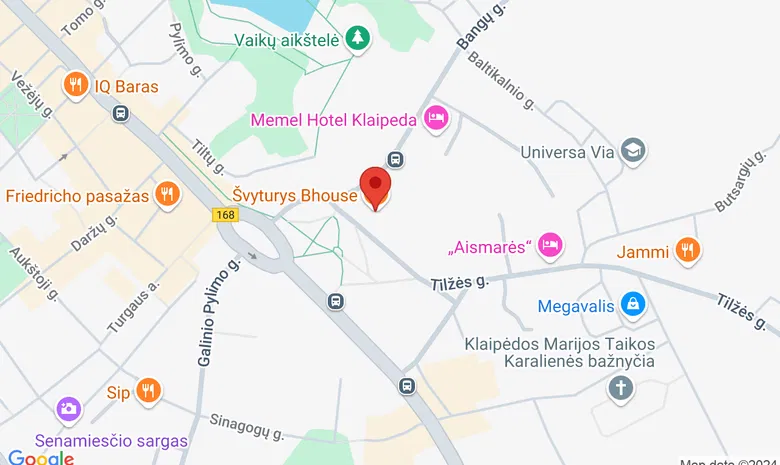 Švyturys BHouse žemėlapis