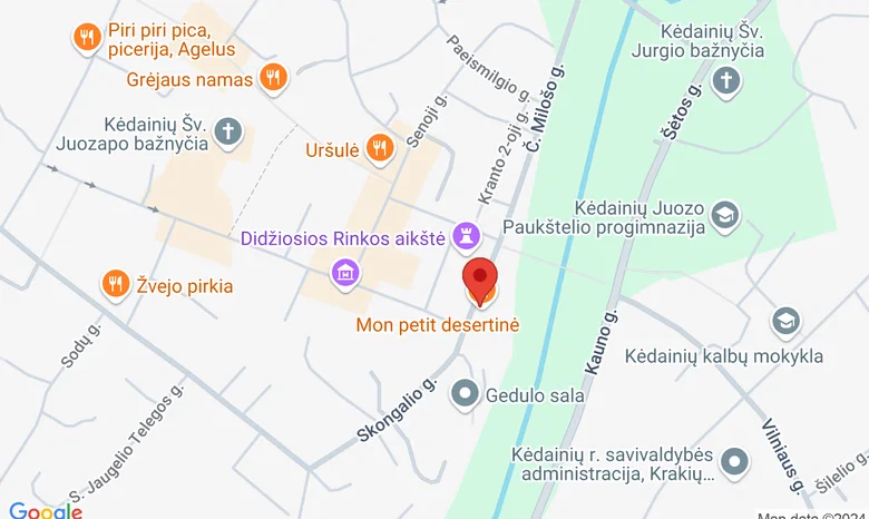 KĖDAINIŲ M. DAUKŠOS VIEŠOJI BIBLIOTEKA, JAUNIMO SKYRIUS žemėlapis