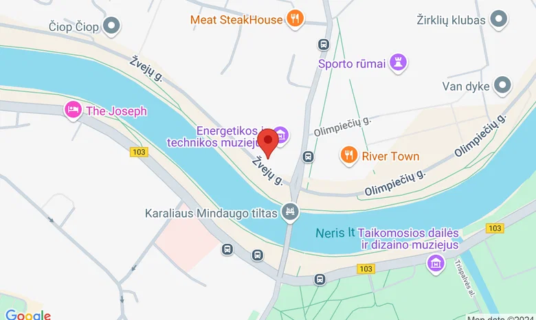 Žvejų g. 14A K.Mindaugo Tiltas žemėlapis