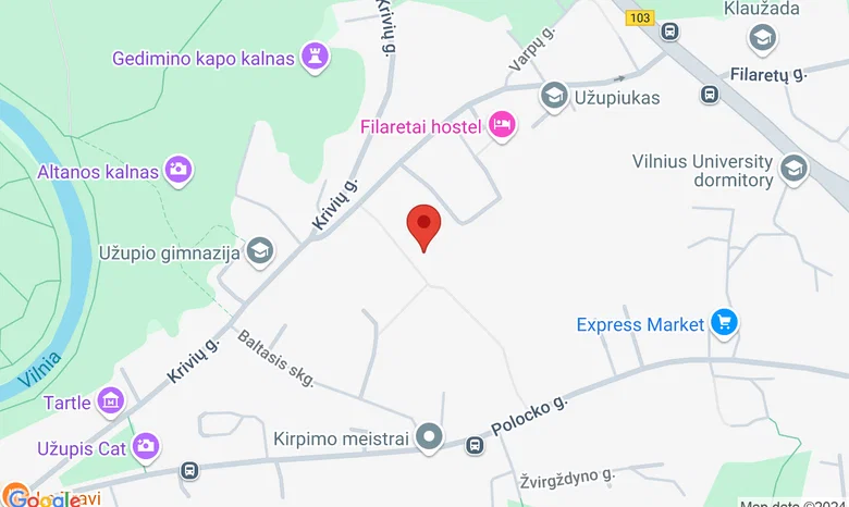 Filaretų g. 3 žemėlapis