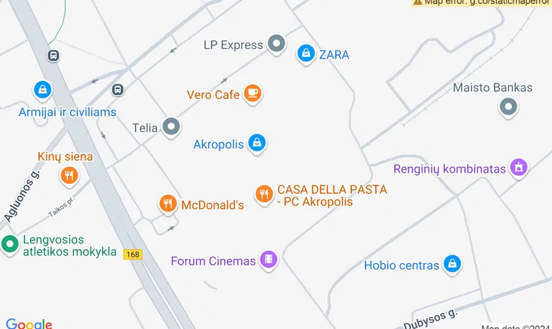 Forum Cinema  žemėlapis