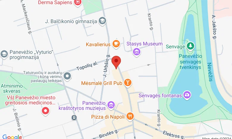 VŠĮ "Visapusiško lavinimo centras" žemėlapis