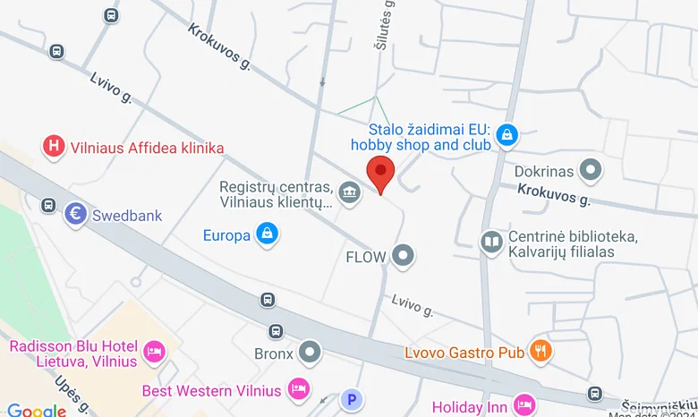 Vilniaus Verslo Uostas žemėlapis