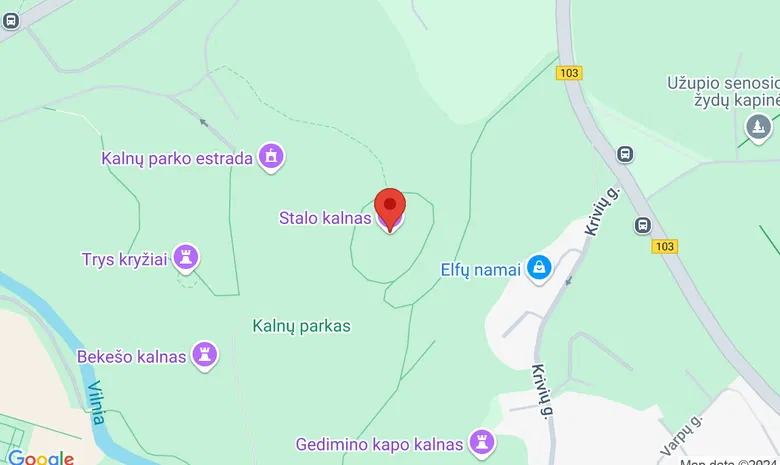 Stalo kalnas  žemėlapis