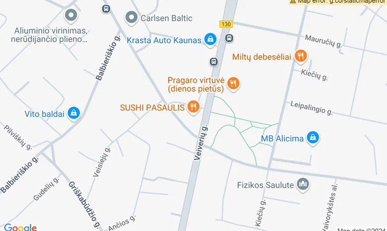 Vaikų švenčių klubas "Linksmandija" žemėlapis
