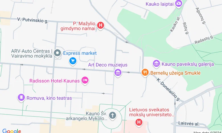 Kalanetikos studija  žemėlapis