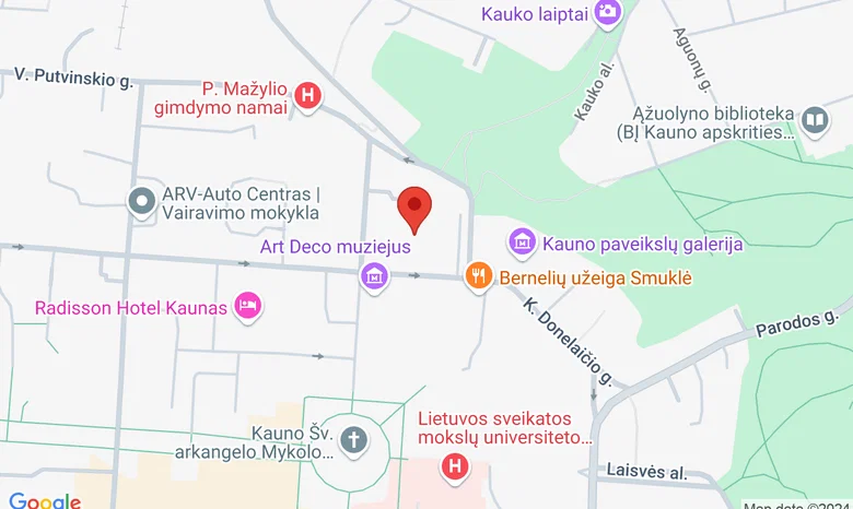 Konferencijų centras, KTU II rūmai, K. Donelaičio g. 20, Kaunas žemėlapis
