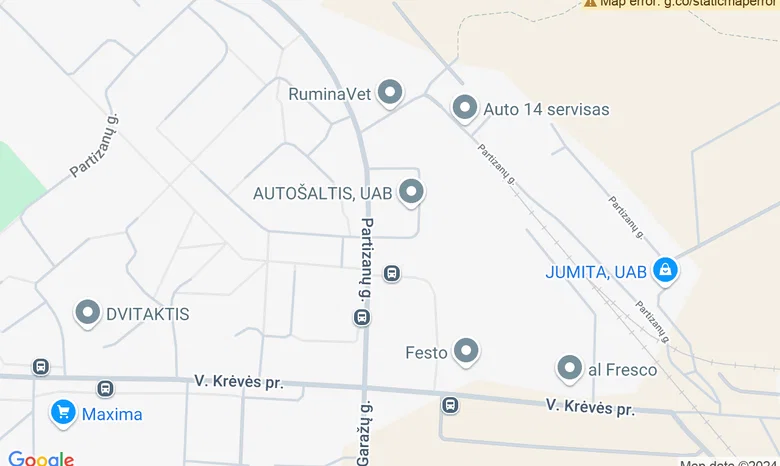 Buvę vaikų namai „Atžalynas“ žemėlapis
