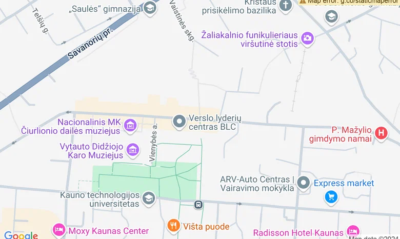 Jono Vileišio namas  žemėlapis