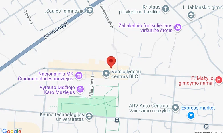 GK Galleria žemėlapis