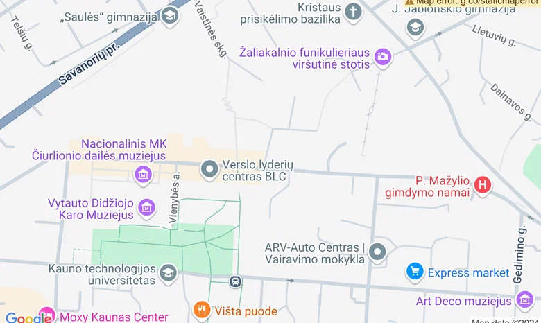 Įvaizdžio studija „Vaizdas“ žemėlapis