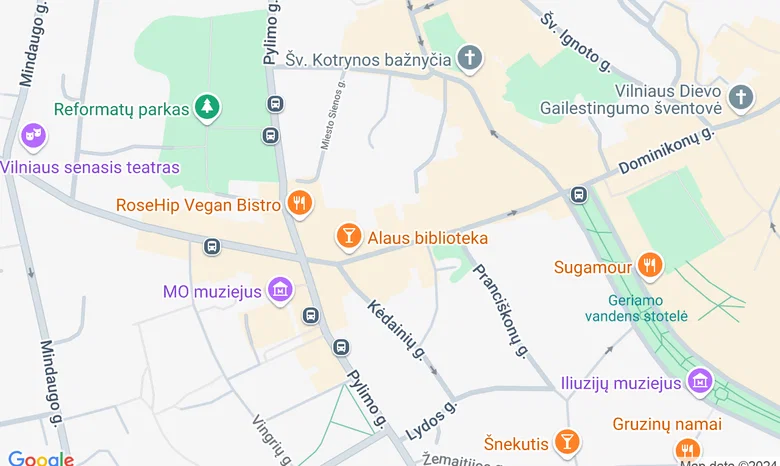 Vilniaus vaikų ir jaunimo klubas „Ąžuoliukas“ žemėlapis