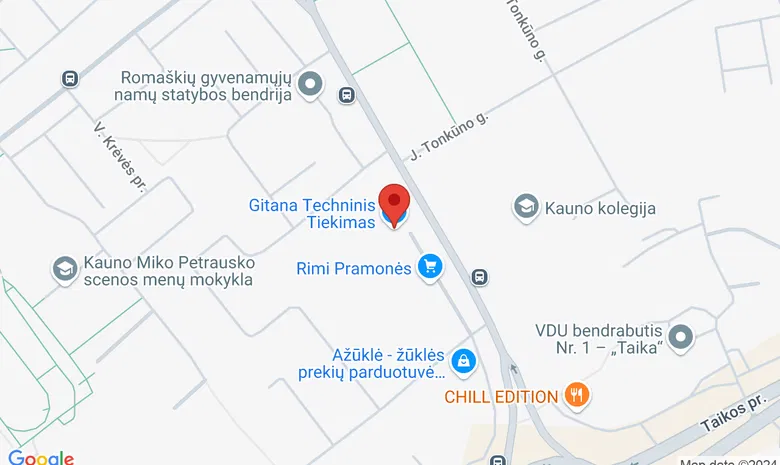 UAB Gitana Kaunas (Pramonės pr. 63) žemėlapis