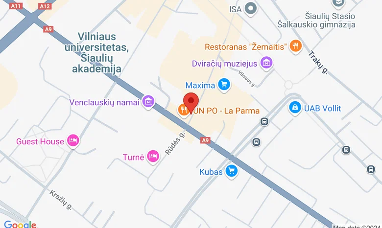 Clinic DPC Šiauliai žemėlapis