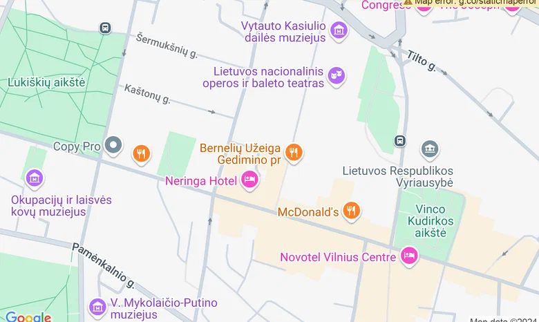 “Šiaurės Kryptimi vertimai ir kalbų mokykla” žemėlapis