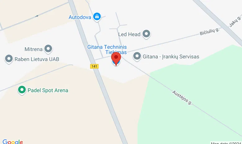 UAB Gitana Klaipėda (Bičiulių g. 32, Budrikų k.) žemėlapis