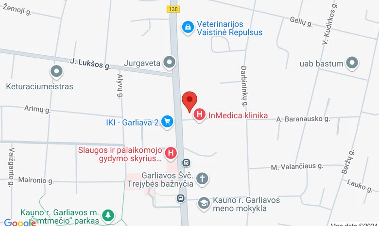 Vytauto g. 68 Garliava žemėlapis