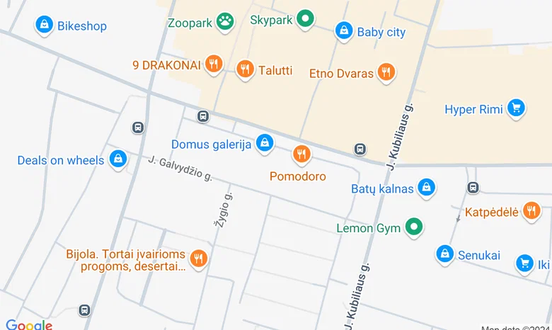 sodyba ŽVERNA žemėlapis