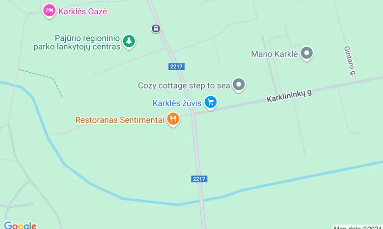 Karkelbeck 409 sodyba žemėlapis