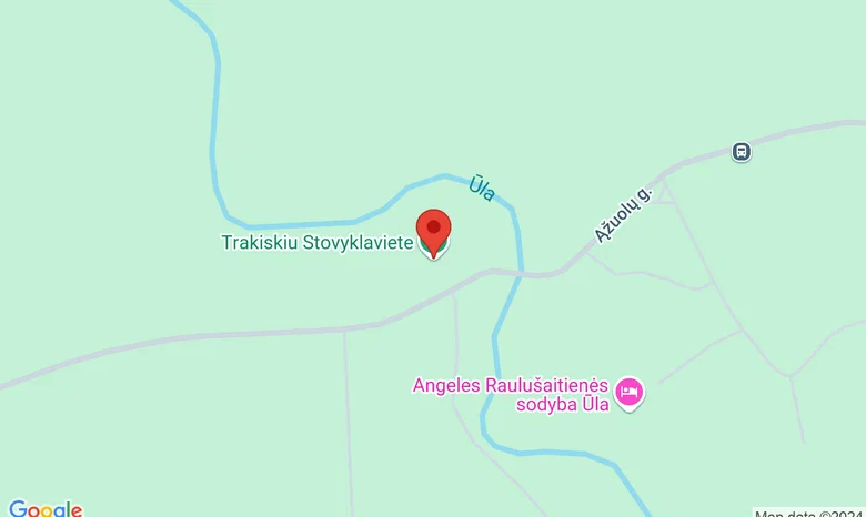 Trakiškių stovyklavietė, Varėnos rajonas žemėlapis