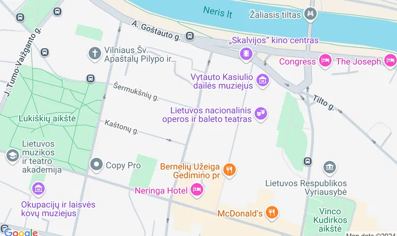 Tango link žemėlapis