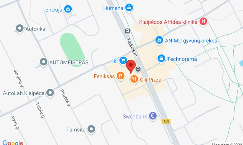 KSIU.studija Taikos pr.28-207, Vetrunge žemėlapis