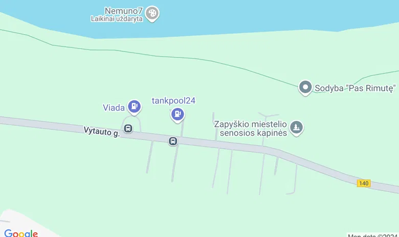 Senas kluonas žemėlapis