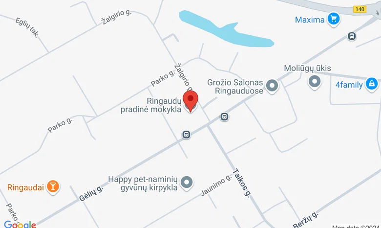 Ringaudų pradinė mokykla žemėlapis