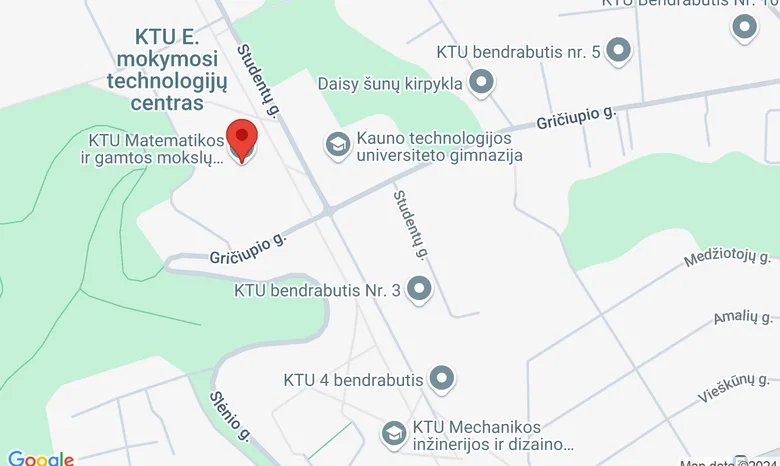 KTU Informatikos fakultetas žemėlapis