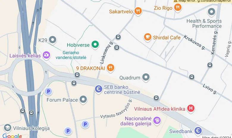 Klubas nArauti žemėlapis