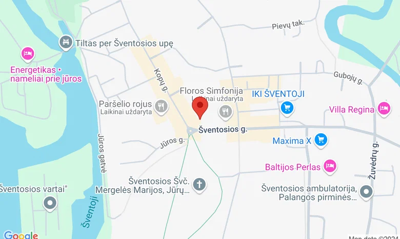 Šventosios biblioteka žemėlapis