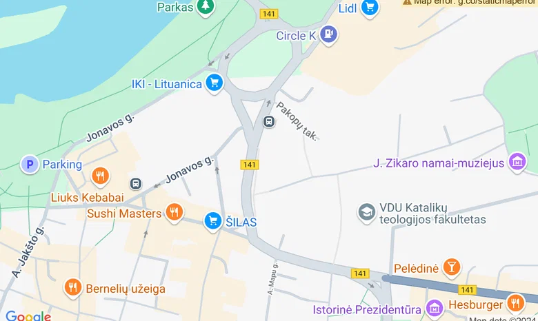 Džiaugsmo Alėja žemėlapis