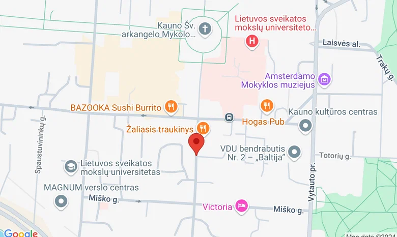 Kęstučio / Gedimino g. sankryža žemėlapis