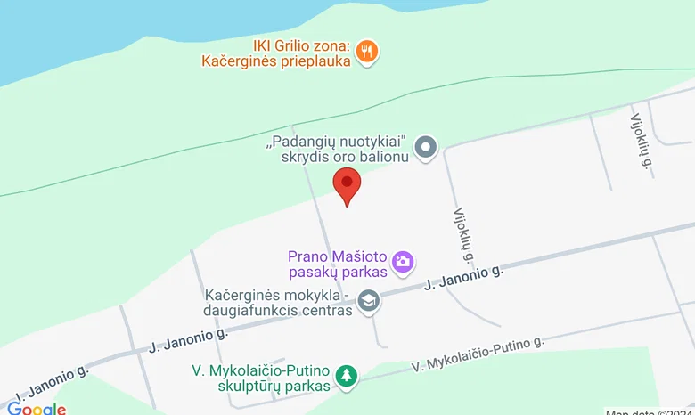 Kačerginė, Prieplaukos g. 4 žemėlapis